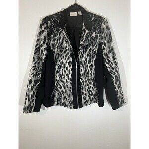 Chico’s Animal Print Size 2 Blazer